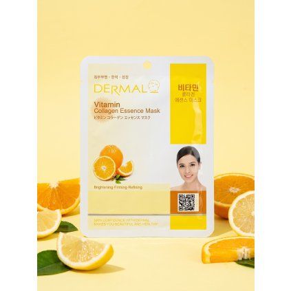 1852 2 vitamin collagen essence mask rozjasnujuca maska s vitaminmi