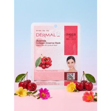 1894 acerola collagen essence mask rozjasnujuca maska s vitaminom c