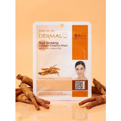 1900 2 red ginseng collagen essence mask revitalizacna maska s cervenym zensenom