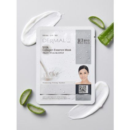 1906 2 milk collagen essence mask vyzivna maska s mliecnymi proteinmi