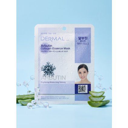 1912 2 arbutin collagen essence mask rozjasnujuca maska s arbutinom