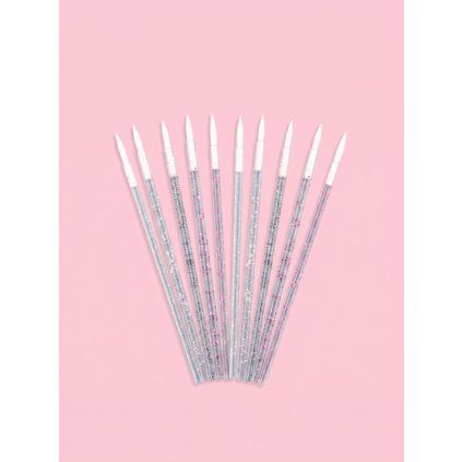 Wowbyme tenký aplikátor na lash lifting a lamináciu Thin (Farba Glitrová ružová, Počet 50ks)