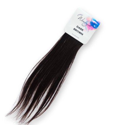 2966 1 prirodne vlasy pre brow extension dark brown 2g