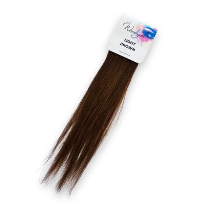 2972 2 prirodne vlasy pre brow extension light brown 2g