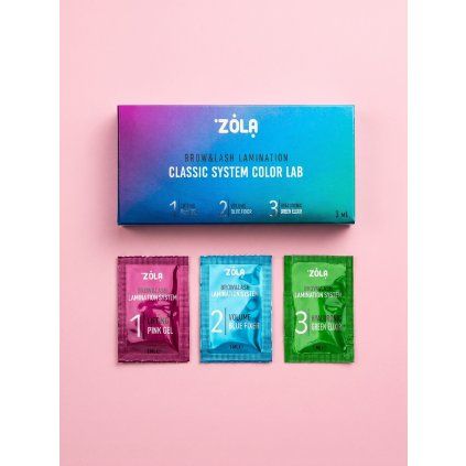 3191 zola lash brow lamination classic system color lab suprava na laminaciu rias a obocia vrecka 3 1 ml
