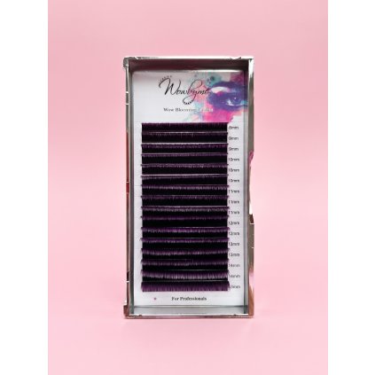 Wowbyme mihalnice WOW Blooming Ombré Mix 8-15 mm (Farba Modrá, Hrúbka mm 0,07mm, Zakrivenie typ D)