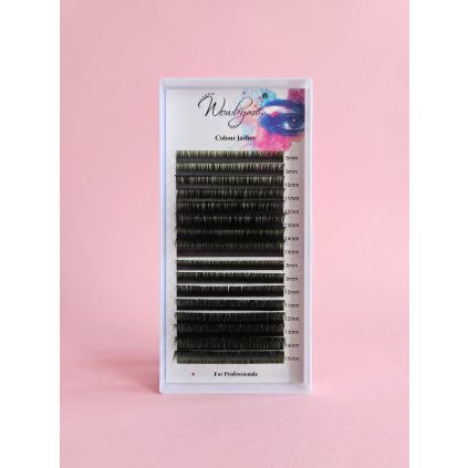 Wowbyme mihalnice Ombré Colour Mix 9-15 mm (Farba Modrá, Hrúbka mm 0,07mm, Zakrivenie typ D)