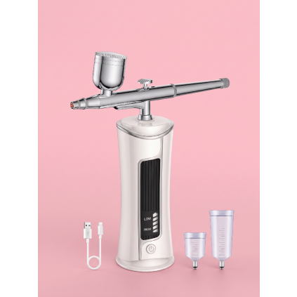 3926 6 oko prenosny airbrush s led displejom