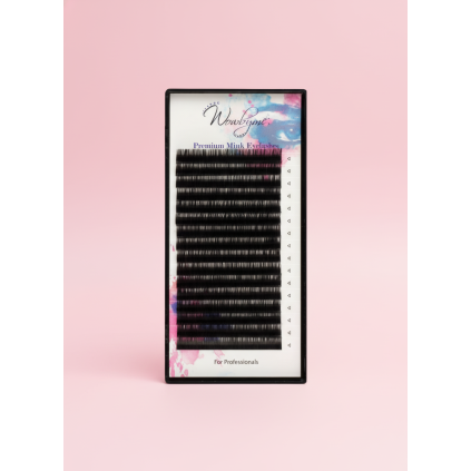 Wowbyme mihalnice Black 16 lines (Dĺžka mm 15mm, Hrúbka mm 0,07mm, Zakrivenie typ L)