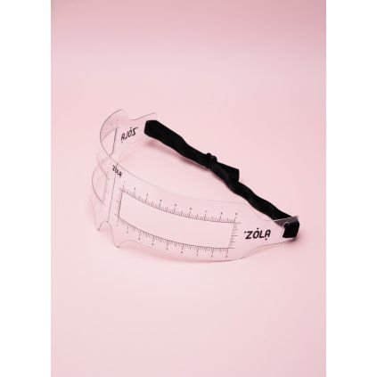 4617 zola brow ruler pravitko na mapovanie obocia s gumou