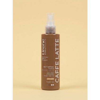 5419 lirene perfect tan samoopalovaci olej na telo caffe latte 190 ml