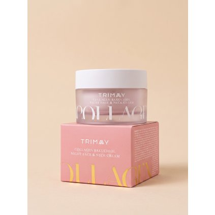 5723 trimay collagen bakuchiol nigth face neck cream spevnujuci nocny krem na tvar a krk 50 ml