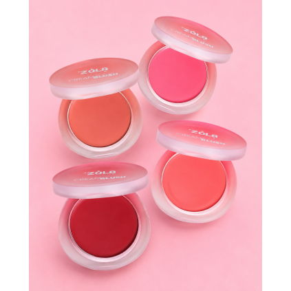 ZOLA Cream Blush 2,4 g (Farba Soft Berry)