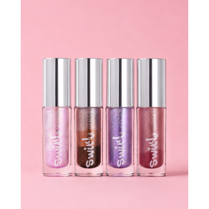 ZOLA SWIRL LIP GLOSS - viacfarebný lesk na pery 4 ml (Farba Pink Splash)
