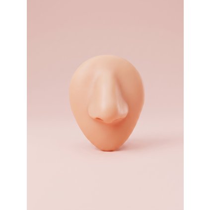 6146 wowbyme 3d silikonovy model nosa na trening piercingu
