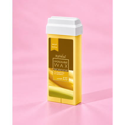 ItalWax epilačný vosk Banana 100 ml - Roll-On