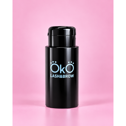 OKO Lash&Brow Pump Dispenser Black – pumpičkový dávkovač 200 ml