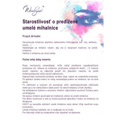 Starostlivosť o umelé mihalnice (Jazyk Slovenský, Počet 5ks, Rozmer A6)
