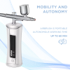 3926 3 oko prenosny airbrush s led displejom