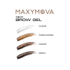MAXYMOVA Fix&Color farebný fixačný gél na obočie 4 ml (Farba Moka (Black))