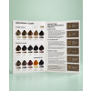 BrowXenna Colour Palette Chart – profesionálny vzorkovník odtieňov henny na obočie